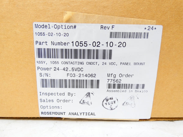 ROSEMOUNT 1055-02-10-20 VER. 3.24 24-42.5VDC  NSMP