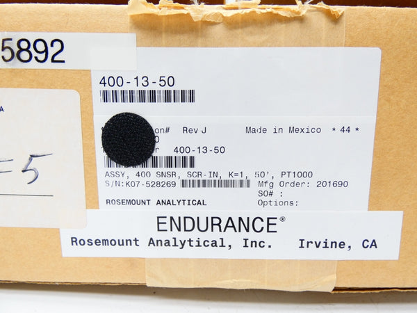 ROSEMOUNT 400-13-50 REV. J 250PSI NSMP