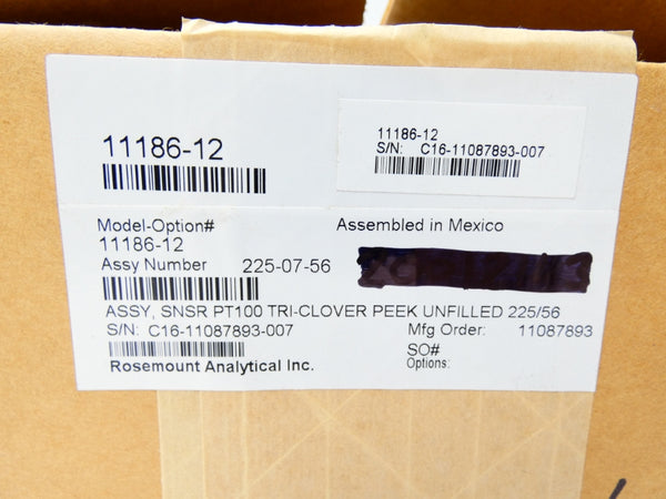 ROSEMOUNT 225-07-56 11186-12 200PSI NSMP