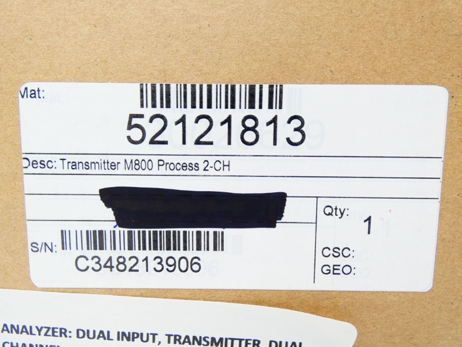 METTLER TOLEDO 52121813 M800 NSFS