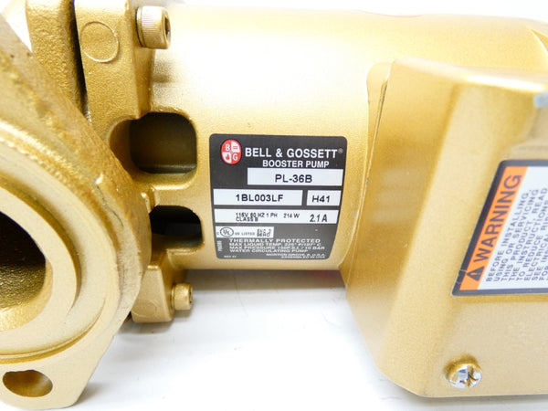 BELL & GOSSETT 1BL003LF PL-36B 115V 2.1A NSMP