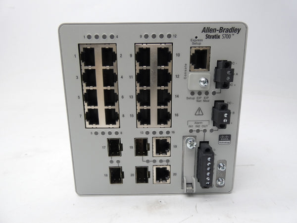 ALLEN BRADLEY 1783-BMS20CA SER. A 12-48VDC 0.5-3.0A NSMP