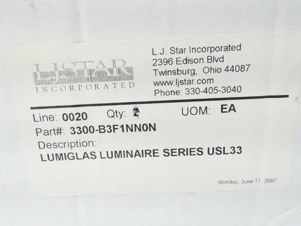 LUMIGLAS 3300-B3F1NN0N 120V NSMP