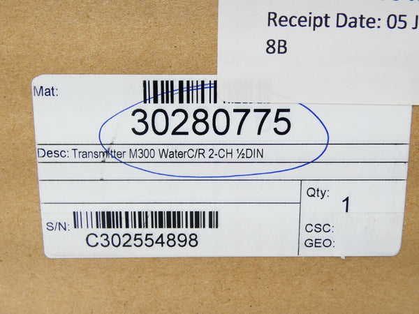 METTLER TOLEDO 30280775 M300 100-240VAC -10-50C NSMP