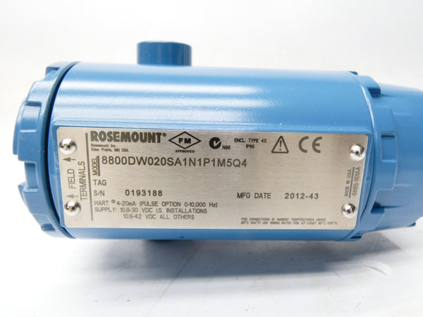 ROSEMOUNT 8800DW020SA1N1P1M5Q4 10.8-30VDC NSMP