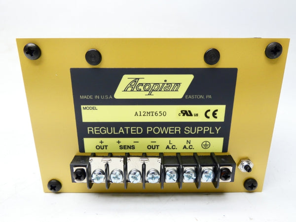 ACOPIAN A12MT650 NSNP