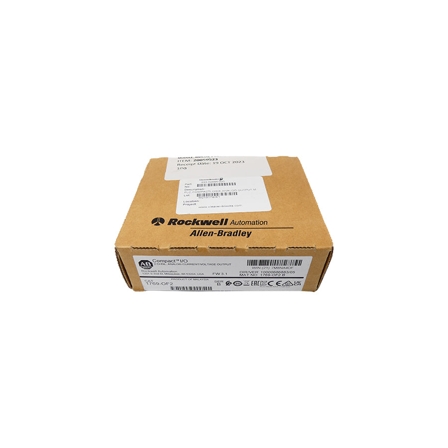 ALLEN BRADLEY 1769-OF2 SER. B F/W 3.1 DATE: 2023 NSFS