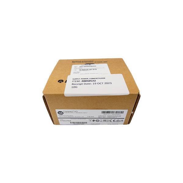 ALLEN BRADLEY 1769-PA4 SER. A 120/240VAC DATE: 2023 NSFS