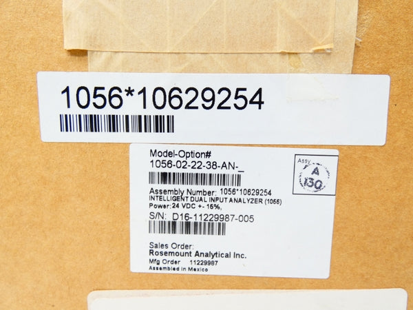 ROSEMOUNT 1056-02-22-38-AN 24VDC NSFS