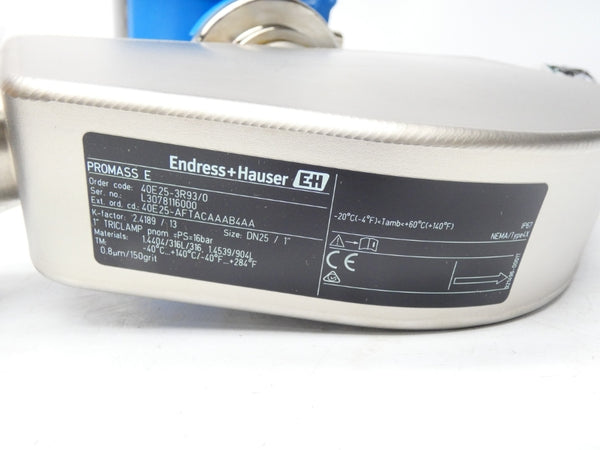 ENDRESS+HAUSER 40E25-3R93/0 40E25-AFTACAAAB4AA 85-260VAC NSMP