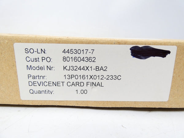 EMERSON KJ3244X1-BA2 13P0161X012-233C 24VDC NSMP