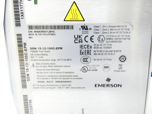 EMERSON SDN15-12-100C-EPM 100-240VAC 15A NSMP
