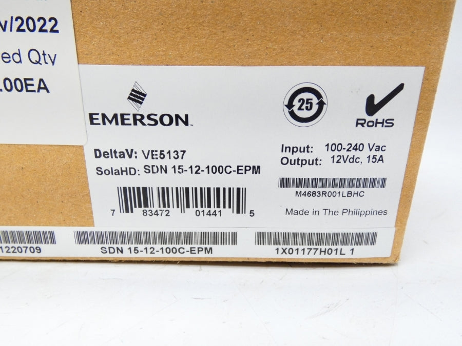 EMERSON SDN15-12-100C-EPM 100-240VAC 15A NSMP