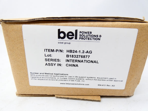 BEL HB24-1.2-AG 24VDC 1.2A NSMP