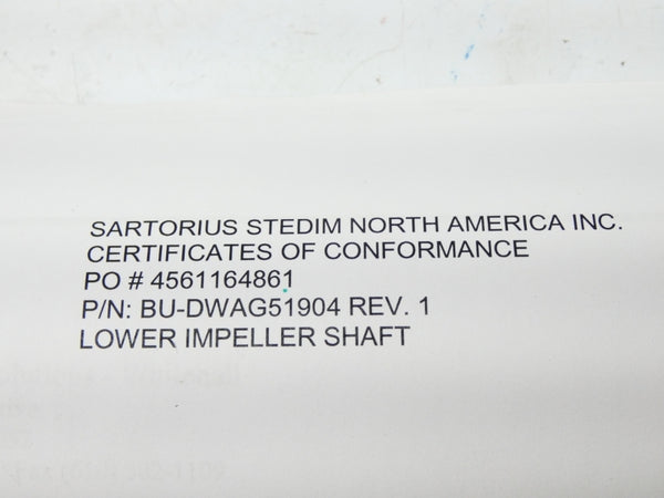 SARTORIUS BU-DWAG51904 REV. A 19" NSNP