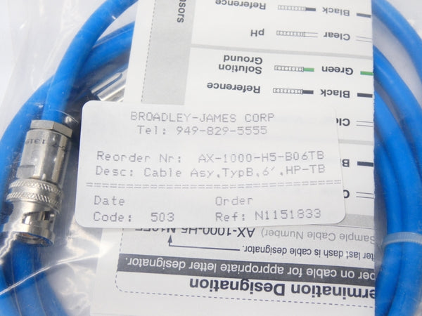 BROADLEY JAMES AX-1000-H5-B06TB 6' NSMP
