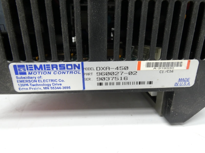 EMERSON MOTION CONTROL DXA-450 960027-02 (AS PICTURED) UNMP