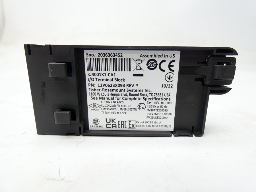 FISHER ROSEMOUNT KJ4001X1-CA1 12P0623X093 REV. P NSNP