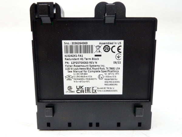 FISHER ROSEMOUNT KJ3242X1-FA1 12P2575X063 REV. N NSNP