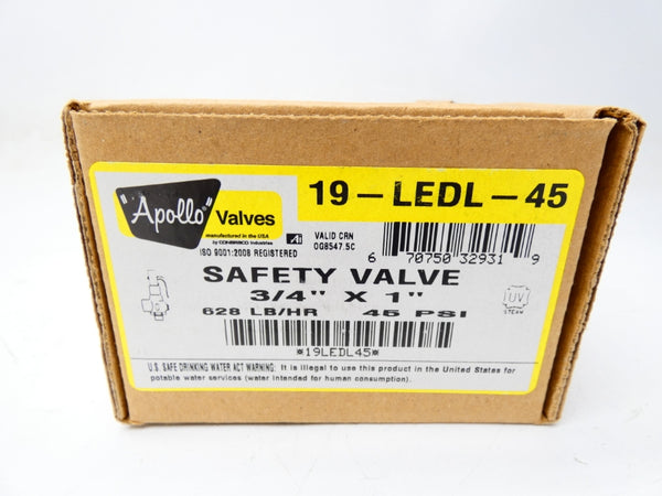 APOLLO 19LEDL45 45PSI 3/4" NSMP