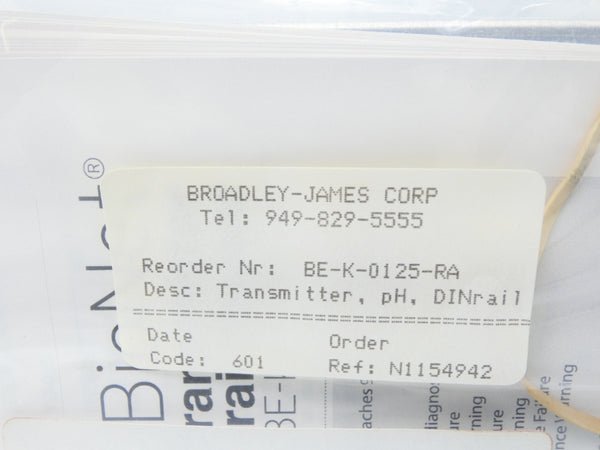 BROADLEY JAMES BE-K-0125-RA NSMP