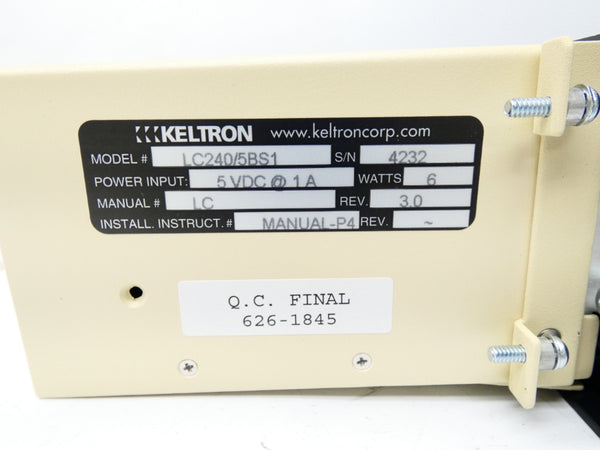 KELTRON LC240/5BS1 REV. 3.0 5VDC 1A NSNP
