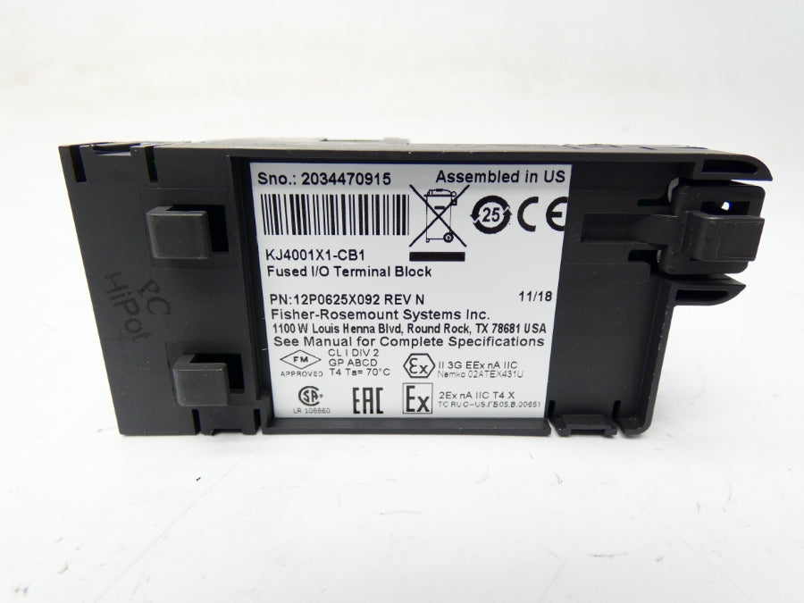 FISHER ROSEMOUNT KJ4001X1-CB1 12P0625X092 REV. N NSNP