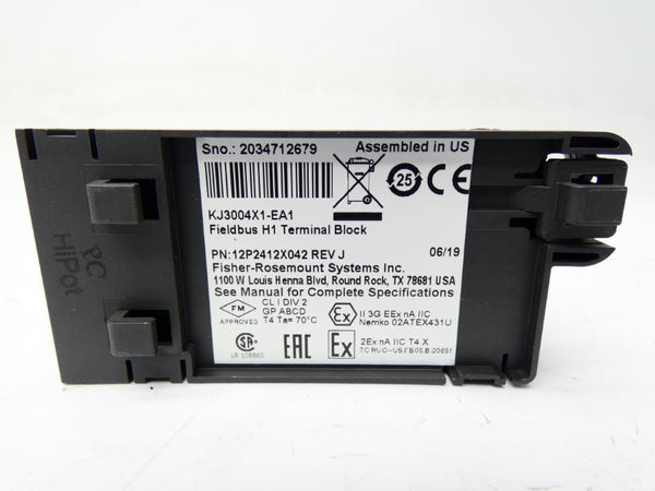 FISHER ROSEMOUNT KJ3004X1-EA1 12P2412X042 REV. J NSNP