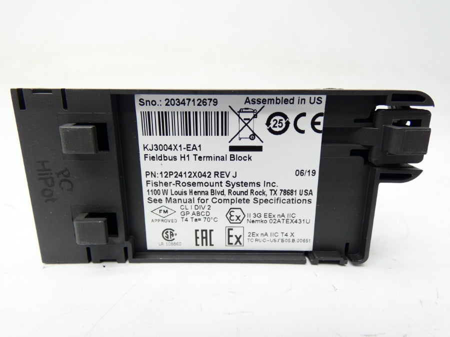 FISHER ROSEMOUNT KJ3004X1-EA1 12P2412X042 REV. J NSNP