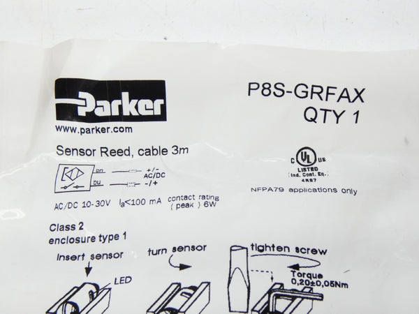 PARKER P8S-GRFAX 10-30V NSMP