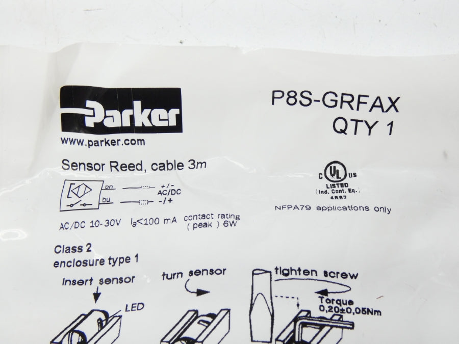 PARKER P8S-GRFAX 10-30V NSMP