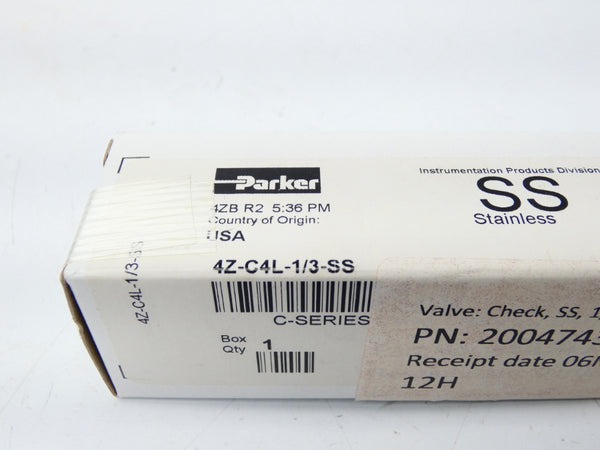 PARKER 4Z-C4L-1/3-SS NSMP