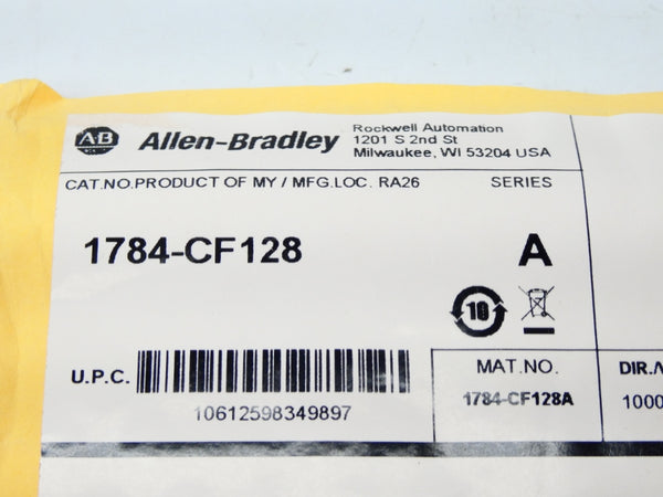 ALLEN BRADLEY 1784-CF128 SER. A REV. E01 NSMP