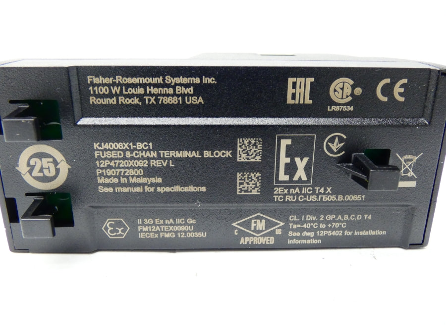 FISHER ROSEMOUNT KJ4006X1-BC1 12P4720X092 REV. L NSNP