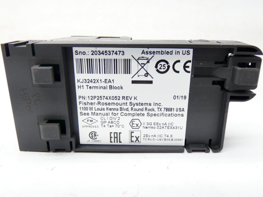 FISHER ROSEMOUNT KJ3242X1-EA1 12P2574X052 REV. K NSNP