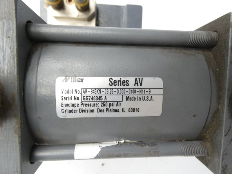 MILLER AV-84BXN-03.25-3.00-0100-N11-9 250PSI (AS IS) NSNP