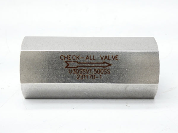 CHECK-ALL U3DSSVT.500SS 231170-1 NSNP