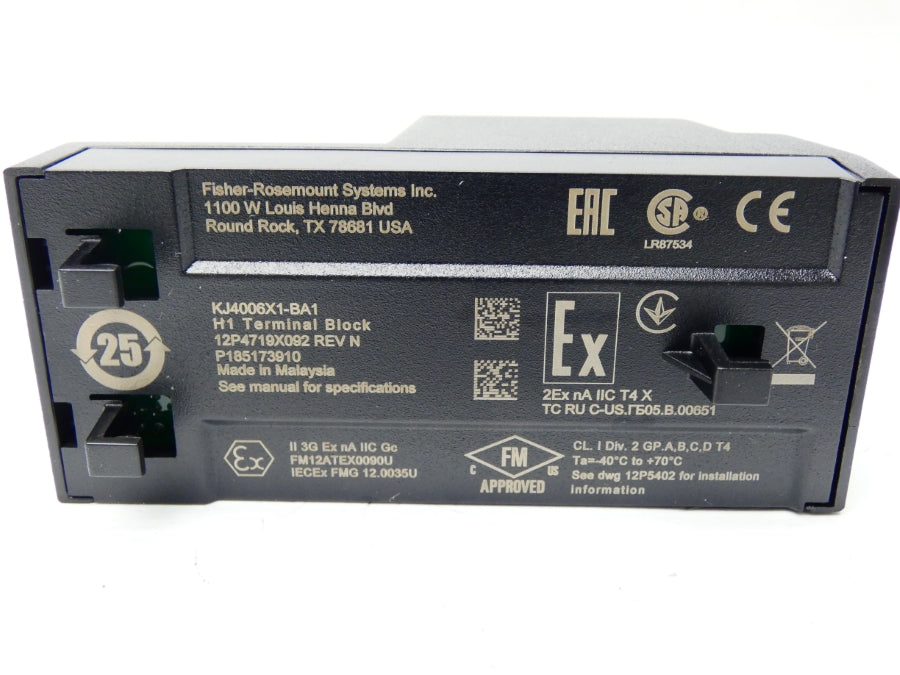 FISHER ROSEMOUNT KJ4006X1-BA1 12P4719X092 REV. N NSNP