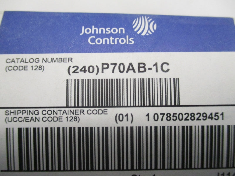 JOHNSON CONTROLS P70AB-1C NSMP