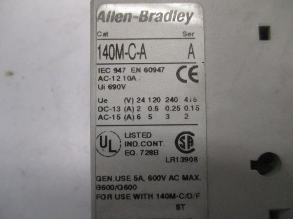 ALLEN BRADLEY 140M-C-ASA11 SER.A 600VAC 5A UNMP