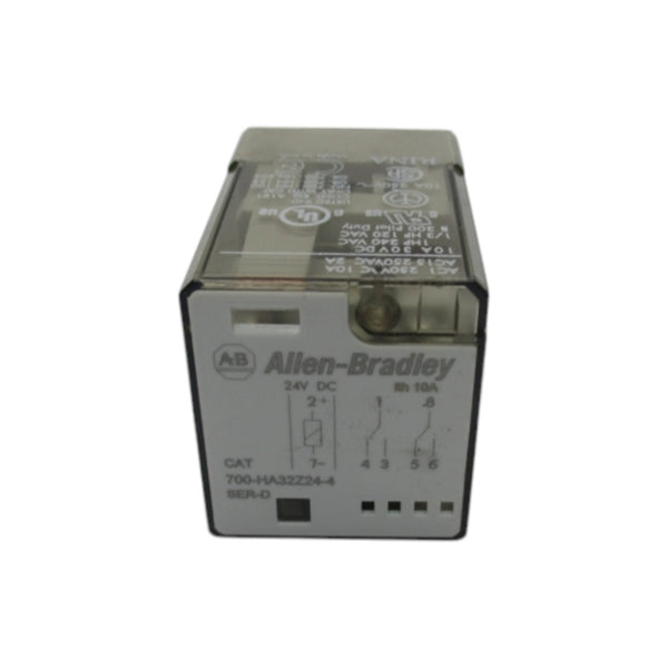 ALLEN BRADLEY 700-HA32Z24-4 SER.D 24VDC 10A NSNP