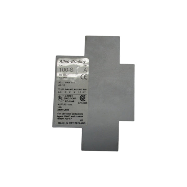 ALLEN BRADLEY 100-SA10 SER.A 600VAC 10A UNMP