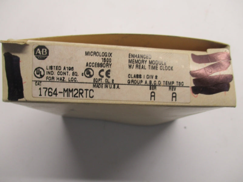 ALLEN BRADLEY 1764-MM2RTC SER.A, REV. A NSMP