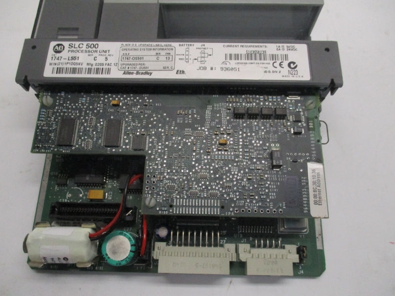 ALLEN BRADLEY 1747-L551 SER. C F/W 13 REV. 5 5-24VDC 1A NSNP