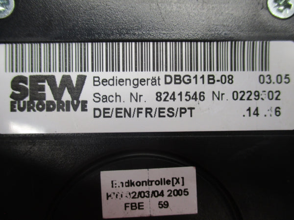 SEW DBG11B-08 NSNP