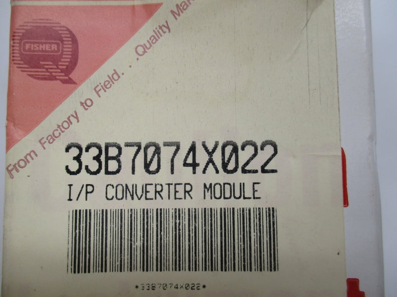 FISHER 33B7074X022 NSFS