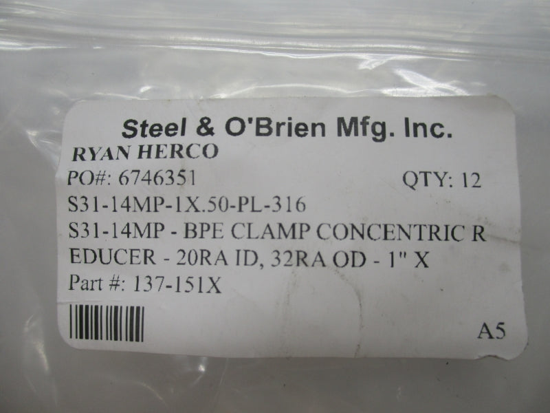 STEEL & 0'BRIEN 137-151X NSMP
