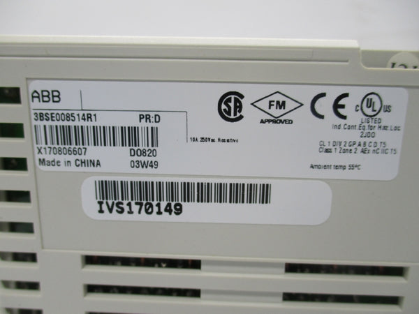 ABB DO820 3BSE008514R1 24-250V 10A NSNP