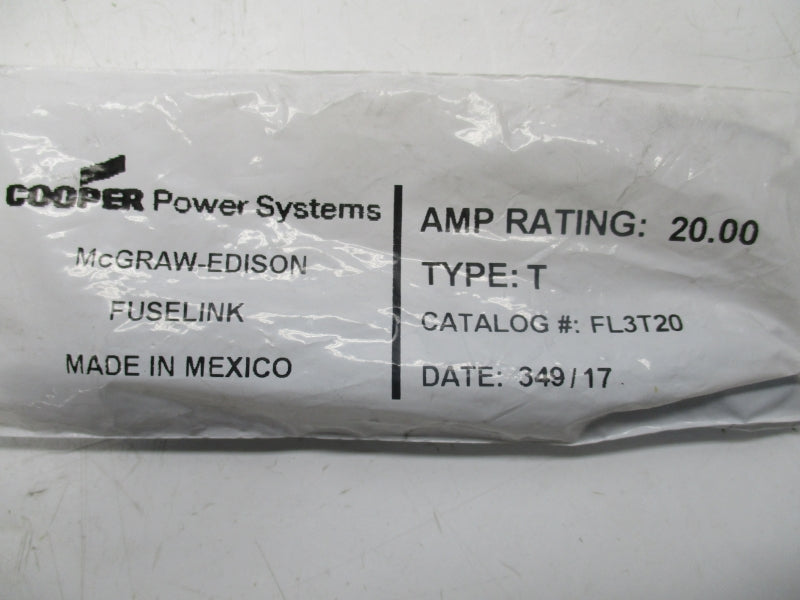 COOPER FL3T20 20A NSMP