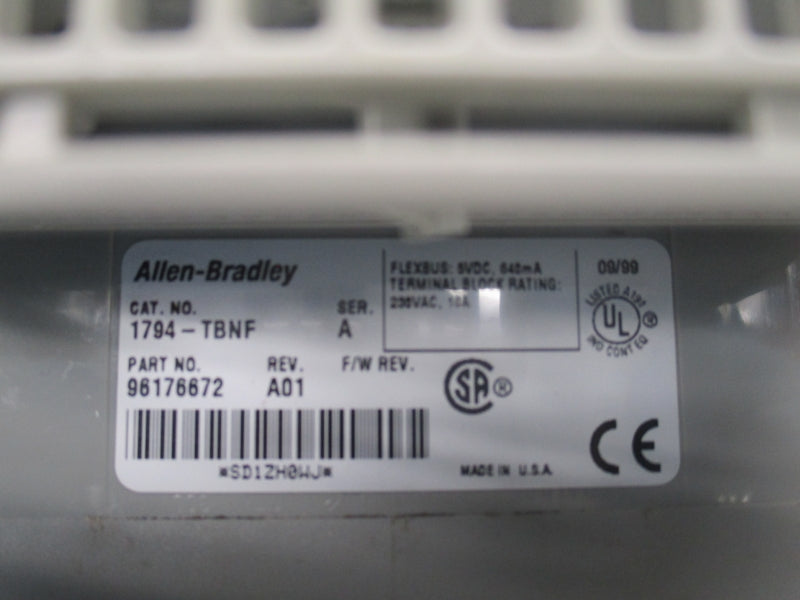 ALLEN BRADLEY 1794-TBNF SER. A REV. A01 250V 10A UNMP